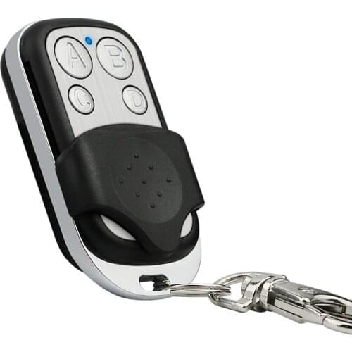 Blue Light ABCD Wireless RF Remote Control 433MHz Electric Gate Garage Door Remote Key Fob Controller