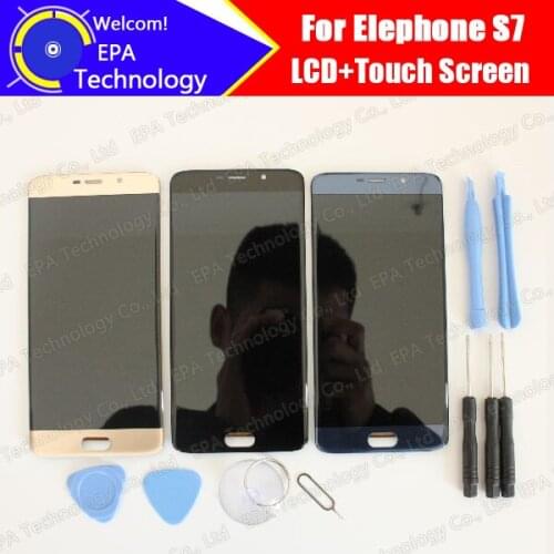 Elephone S7 LCD Display+Touch Screen 100% Original New Tested Digitizer Glass Panel Replacement For S7 +Tools
