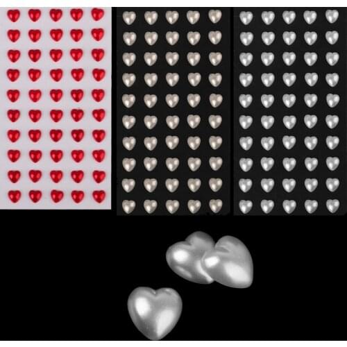 Hot Phenovo Acrylic Heart Rhinestones 9/11mm 25/50pcs Clear Stick on Stickers DIY Craft Garment Sewing Decor Accessories