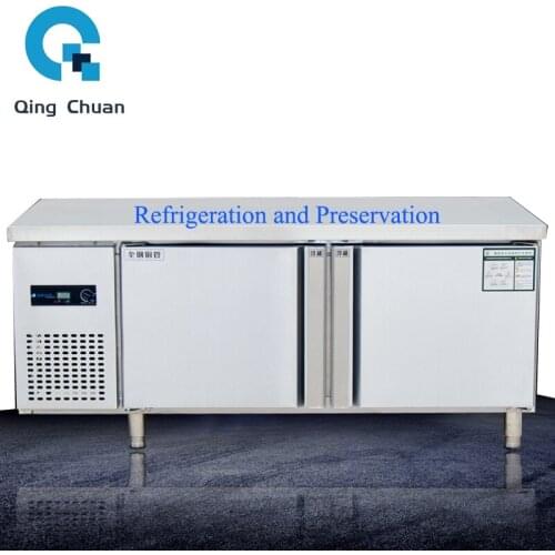 Refrigeration Workbench Commercial Freezer Kitchen Equipment Preservation Stainless Steel
