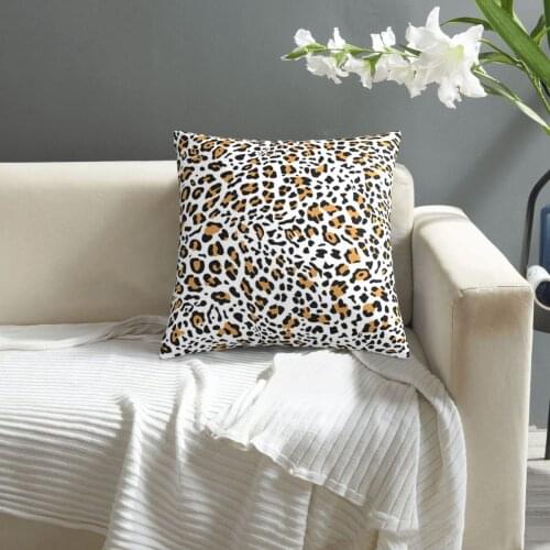 Leopard Texture Pattern pillowcase printed cushion cover sofa waist pillow pillow cover