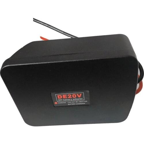NEW-DE20V Battery Adapter for Dewalt DCB200 204/205 20V /18V Lithium Battery Li-on Battery Connector 2 Wiring Cable Output