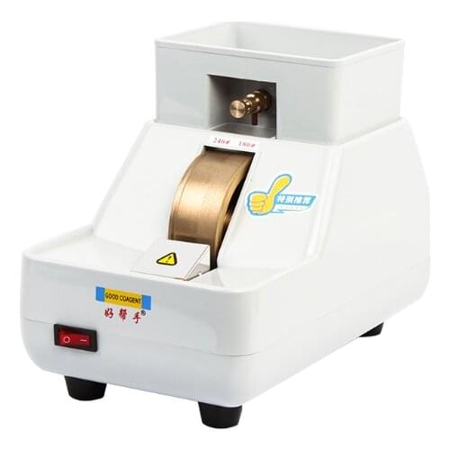 Glasses equipment, glasses, hand grinder, lens edging machine, polishing machine, polishing machine, with V groove chamfering