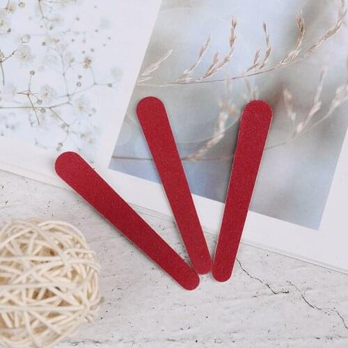 20PCS Nail File Double Sided Manicure Pedicure Sanding Files Buffer Polishing Strips Sandpaper Grit Sticks Nail Art Tool 7.6cm