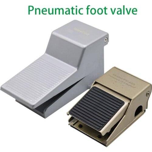 Pneumatic foot valve fv420 foot switch 4f210-08l two position four way three way fv320 two position five way
