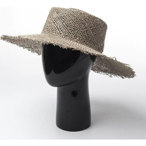 Wide Brim Straw Hat Fashion Breathable Green Straw Beach Sun Hats For Women Hat Cool Ladies Summer Hat Dropshipping Wholesale