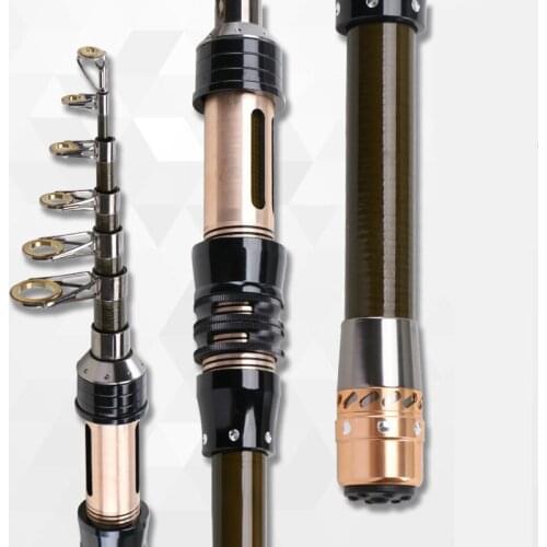 1.3M 1.5M 1.8M 2.1M 2.4M Telescopic Fishing Canne Carbon Fiber Super Hard Distance Throwing Pole Mini Fishing Rod Vara De Pesca