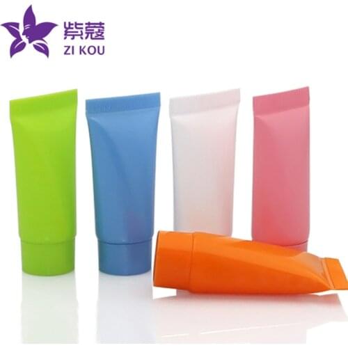 2 pcs 5ml colorful empty cosmetic clear plastic square tube Toothpaste tube Free shipping Lotion lipstick tube lip gloss