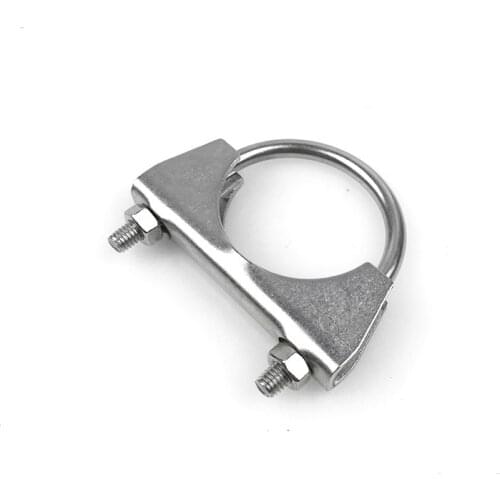 38-128mm Exhaust pipe U type strength pipe stuck pipe clamp fixed throat hoop clamp under collar band u tube hoop