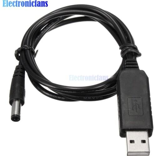 DC-DC USB 5V to 9V DC Jack 5.5mmx2.1mm Step up Power Module Converter Cable Cord