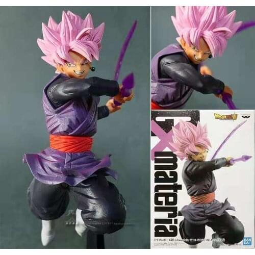 In Stock Original Banpresto BP GX Materia SSJ ROSE BLACK Goku Action Figure Toys Anime Figurals Brinquedos