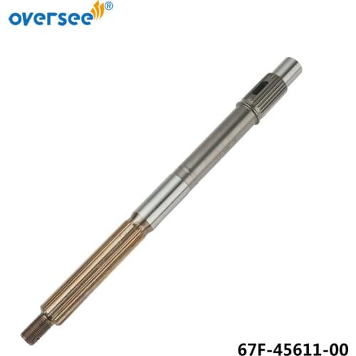 67f-45611 Propeller Shaft For Yamaha Outboard Motor 4T 75HP 50HP 80HP 90HP 100HP 67F-45611-01;67F-45611-00