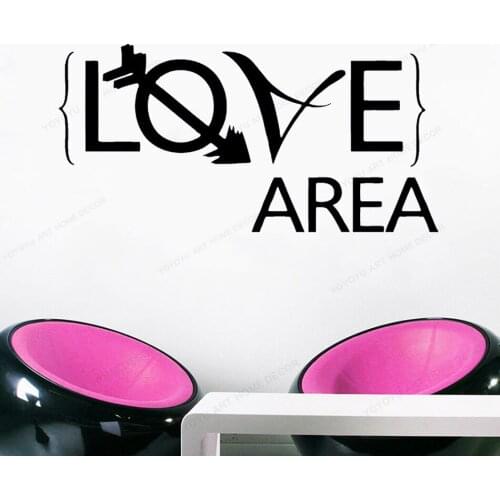 Love Area Vinyl Wall Sticker wall Art decal Home Sayings Popular BedroomHJ93