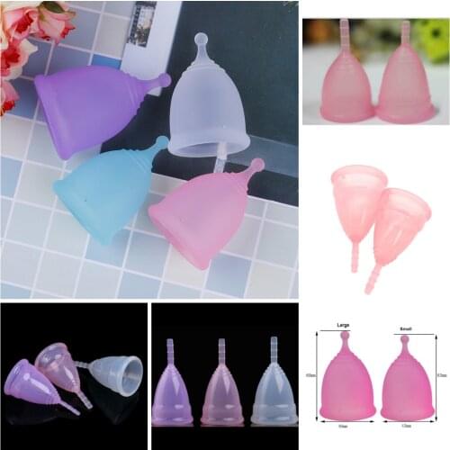 1Pcs Medical Grade Silicone Menstrual Cup for Women Feminine Hygine Product Health Care Menstrual Cup