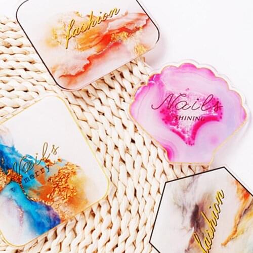 1Pc Nail Color Mixing Palette Multi-functional Acrylic Nail Color Palette DIY Nail Art Palette Nail Color Mixing Display Palette