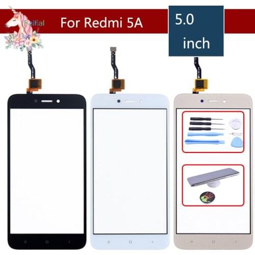 10pcs/lot TouchScreen For Xiaomi Redmi 5A Redmi5A Touch Screen Digitizer Touch Panel Sensor Front Glass Replacement