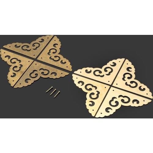 4pcs 6.5cm Protector Box Book Scrapbooking Albums Corner Protector Home Crafts Decoration Jewelry