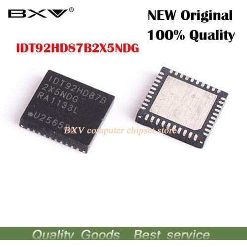 5pcs/lot IDT92HD87B2X5NDG IDT92HD87B 2X5NDG 92HD87B2X5 92HD87 CODEC+ STEREO SPEAKER AMPLIFIER+CAPLESS +LDO