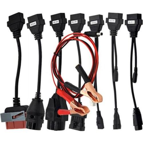 Adapter Cables For delphis OBD2 OBDII Car Diagnostic Interface Tool Full Set 8 Car Cables for pro