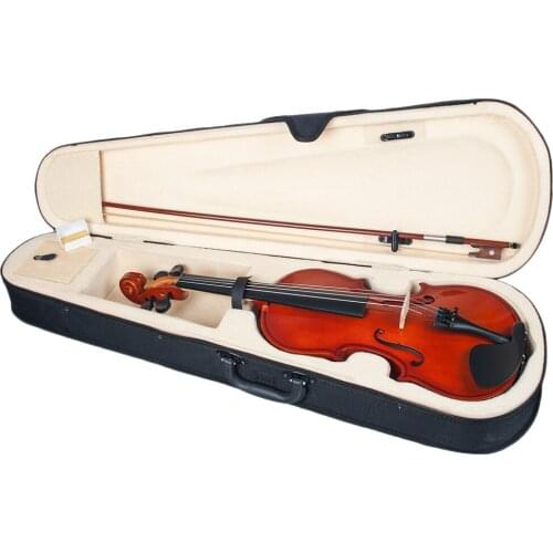 Acoustic Violin 1/8 Size with Carrying Case and Bow, Beginner Pack, for 4-5 Years Old Kids