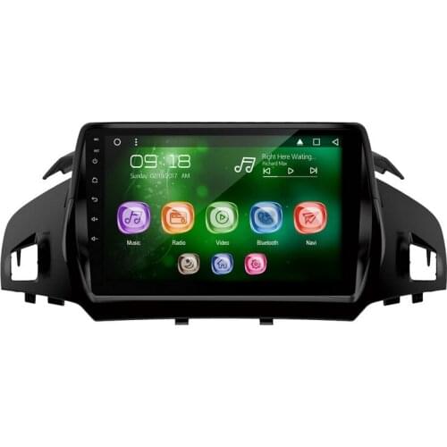 Allways 9" IPS Screen Android 9.0 Octa-core Ram 2GB Rom 32GB Car Multimedia for Ford Kuga 2013-2017 with 2.5D Full touch screen