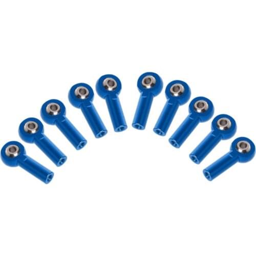 Aluminum M3 Link Rod End Ball Joint Steering Link Metal M3 Aluminum Link Tie Rod End Ball Joint for 1/10 RC Car Crawler Buggy