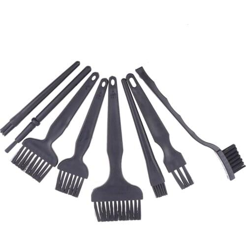8pcs / set of PCB cleaning tool repair antistatic brush electronic component cleaning tool gap cleaning brush