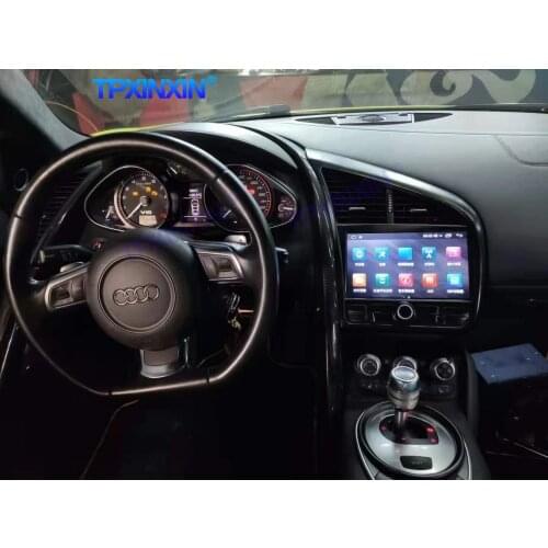 Android 10.0 6+128G For Audi R8 Tesla Style Car Multimedia Radio Player IPS Touch Screen Stereo GPS Navigation With Carplay DSP
