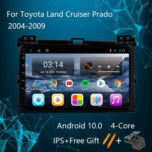 For Toyota Land Cruiser Prado 120 2004-2009 Car Radio Multimedia Video Player Navigation GPS No 2Din DVD Rear View Camera DVR BT
