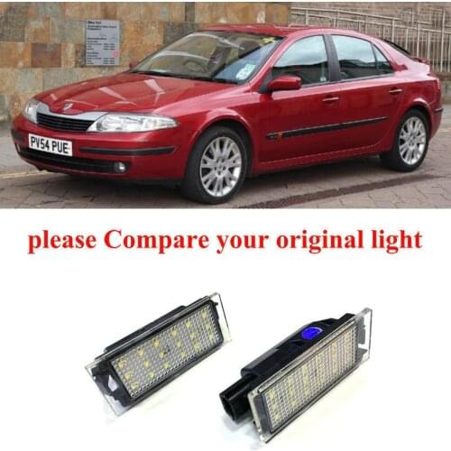 Car Accessories Special Car License Plate Lamp For Renault Laguna 2 II Phase II 2005.04-2007 automotive goods car products