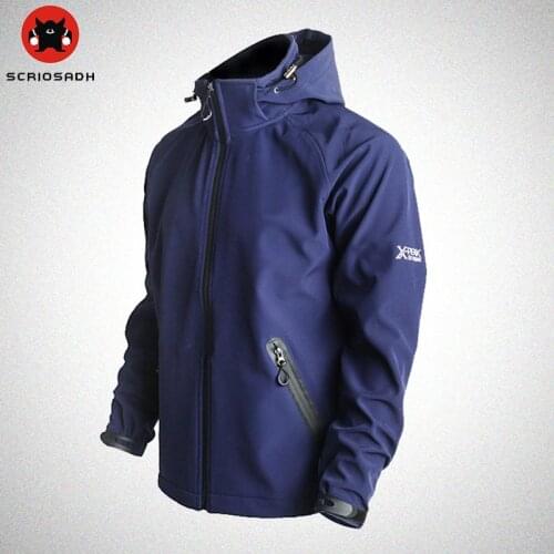 Outdoor Sport Softshell Jackets Mesh Breathable Quick-Dry Windproof Jacket Camping Hiking Men Brand Outdoor Trekking Jacket