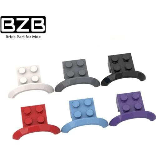 BZB MOC 98282 4x2/2x2 Vehicle Wheel Arch Mudguard Building Block Technical Bricks Parts Kids Brain Game DIY Toys High-tech Gifts