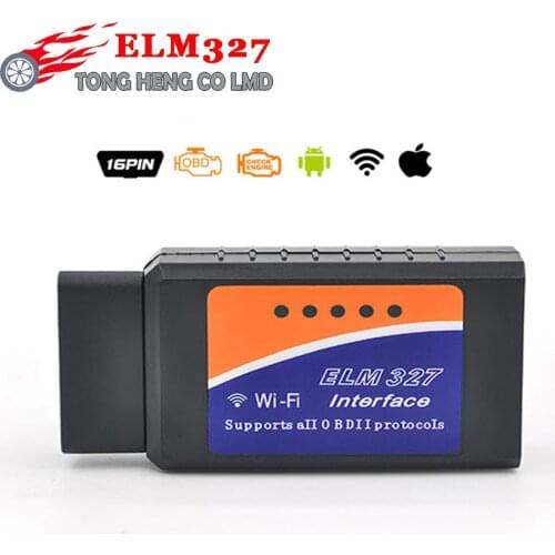 High Quality Auto WiFi OBD/ODB2 Diagnostic Tool ELM327 WIFI Scanner OBDII Free Shipping