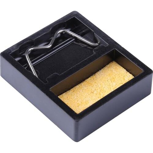 Mini Electric Soldering Iron Simple Stand Holder Welding Solder Soldering Stand With Clean Sponge Metal Support Frame