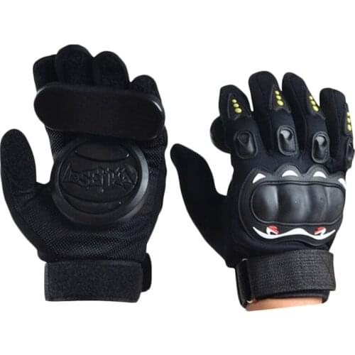 ELOS-Downhill Skateboard Gloves Longboard Slide Gloves With Slider Skate Accessories For Long Board