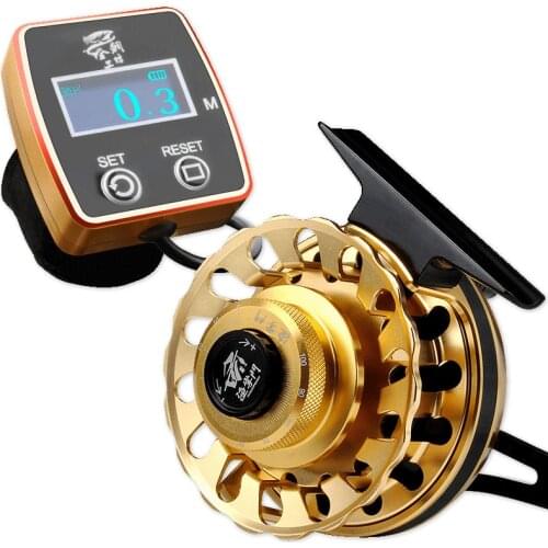 Raft Wheel Fish Line Reel Ocean Boat Fishing Reel With Electric Power Line Counting Multiplier Carretilha Pesca 4kg Drag Power