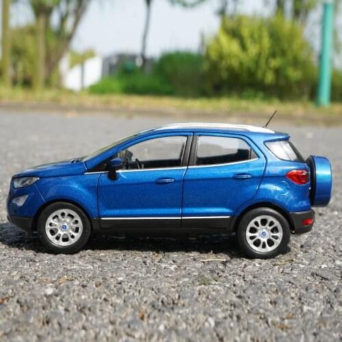 Diecast 1:18 Scale Alloy FORD ECOSPORT SUV Cars Model Metal Die-cast Gifts Ornaments Boy Toys Adult Collection Souvenir Display