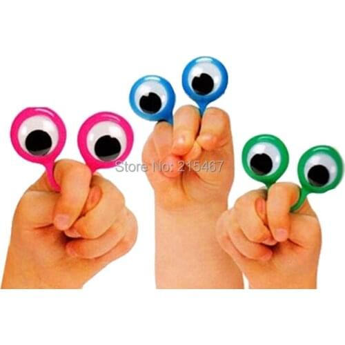 Lot of 12 GOOGILY eye finger pupperts BIRTHDAY PARTY FAVORS Pinata Bag Filler Loot Gag toys and prize gift Cup Carnival
