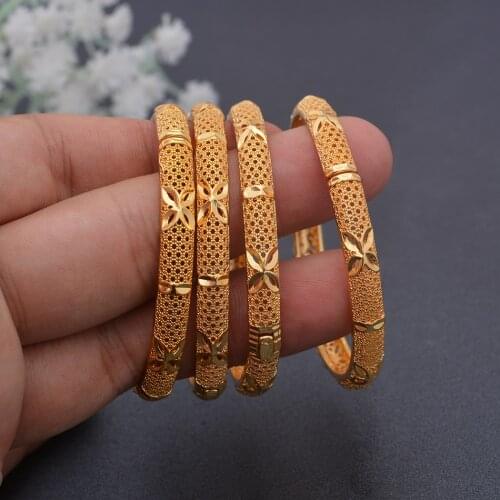 Gold Color Copper Coin Baby Bangles For Kids Cild Dubai Israel Jewelry Gold CuffBracelet Ring Boys Children Arab Birthday Gifts