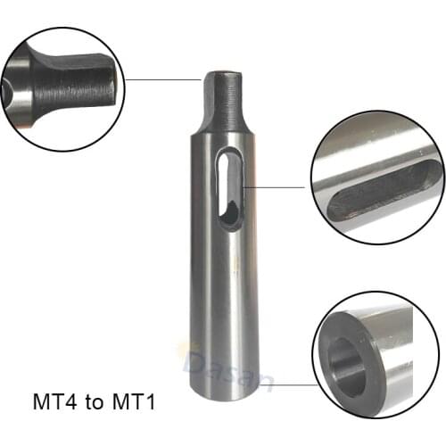MT4 to MT1 1PC Spindle Morse Taper Reducing Reduction Adapter Drill Sleeve Spindle Tool for Lathe Milling