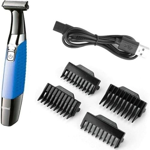 Pro body face electric shaver stubble trimmer beard shaving electric razor for men edge trimmer one blade hair trimmer back