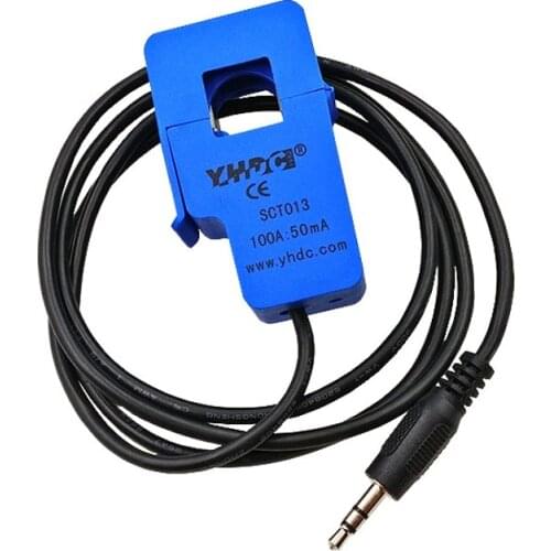 SCT-013-000 10A 20A 30A 50A 60A 100A Non-invasive Split Core Current Transformer AC current sensor