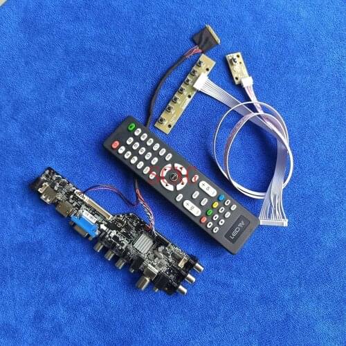 VGA USB AV DVB HDMI-compatible LED 1366*768 Kit Digital Matrix drive card LVDS-40Pin For LP140WH2-TLM2/TLN1/TLQ1/TLS1/TLT1/TLTA