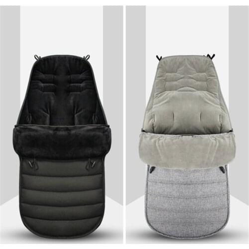 Winter Thick Sleeping Bags Warm Baby Sleepsack Envelope For Newborn Infant Windproof Stroller Cushion Footmuff Pram