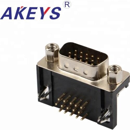 1PC VGA DB15 Pin Black Core Male Latop DB Male Side Insert To USB AM VGA Audio And Video Interface