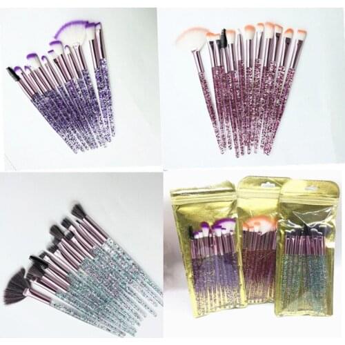 12pcsProfessionele Make-Up Kwasten Set Cosmetische Poeder Foundation Oogschaduw Blush Hoogtepunt Mengen Beauty Tool Kits Nieuwe