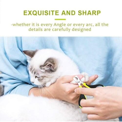 Safe Efficient Pet Cat Nail Clipper Professional Comfortable Non-slip Cut Small Dog Nail Trimmer For Puppy Cat Rabbit Small Pet