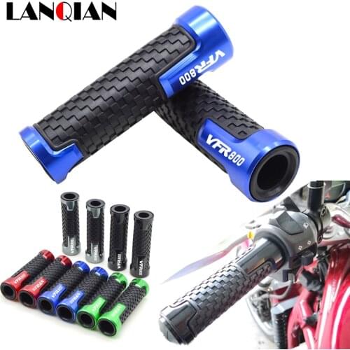 For Honda VFR800 F 7/8 Motorcycle Handlebar Grips Hand Bar Grips VFR800 VFR800F 1998-2016 2012 2013 2014 2015 CNC Accessories