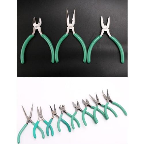 ELECALL Mini plier Jewellery Pliers Diagnoal Pliers Cutter DIY Plier Set Multi function