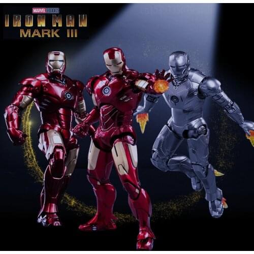 Marvel Avengers Action Figures 18cm Mk3 Mk2 Iron Man Warrior Doll Shf Gk Movable Model Deco Statue Collection Children Toy Gifts